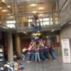 Castellers inside UPF